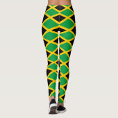Jamaikanische Flagge Leggings (Rückseite)