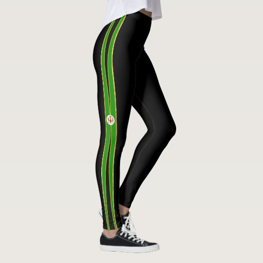 Jamaikanische Flagge Leggings (Rechts)
