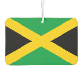 Jamaikanische Flagge Monogram Air Freshener Autolufterfrischer (Rückseite)