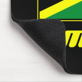 jamaikanische Flagge Mousepad (Ecke)