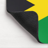 Jamaikanische Flagge Mousepad (Ecke)