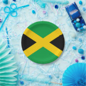 Jamaikanische Flagge Pappteller (Party)