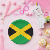 Jamaikanische Flagge Pappteller (Party)