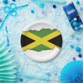 Jamaikanische Flagge Pappteller (Party)