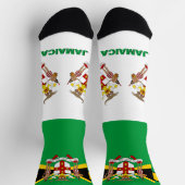 jamaikanische Flagge Patriotisch, Nachhaltig Jamai Socken (Oben)