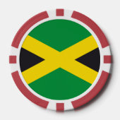 Jamaikanische Flagge Pokerchips (Vorderseite)