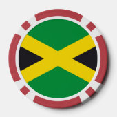 Jamaikanische Flagge Pokerchips (Rückseite)