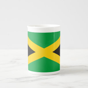 Jamaikanische Flagge Porzellantasse