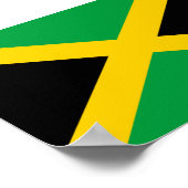 jamaikanische Flagge Poster (Ecke)