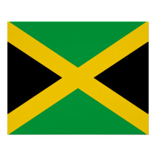 jamaikanische Flagge Poster