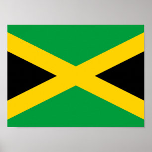 jamaikanische Flagge Poster