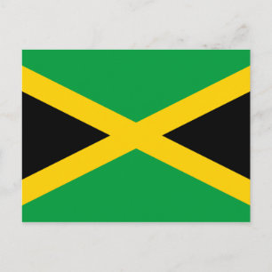 jamaikanische Flagge Postkarte