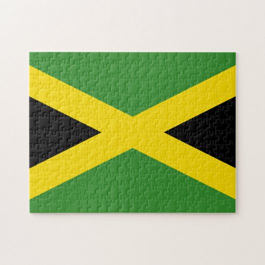 jamaikanische Flagge Puzzle (Horizontal)