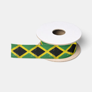 Jamaikanische Flagge Satinband