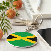 jamaikanische Flagge Schlüsselanhänger (Seite)