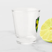 jamaikanische Flagge Schnapsglas (Links)