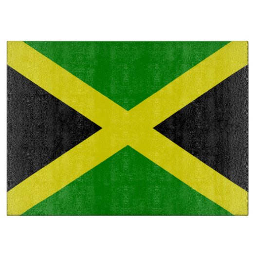 jamaikanische Flagge Schneidebrett (Vorderseite)