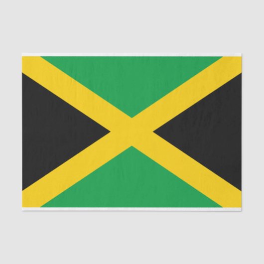 Jamaikanische Flagge Seidenpapier (Vorderseite)