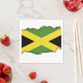 jamaikanische Flagge Serviette (Beispiel)