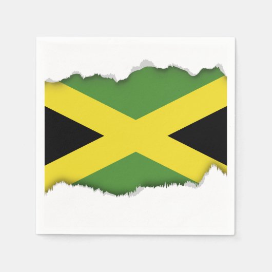 jamaikanische Flagge Serviette (Vorderseite)