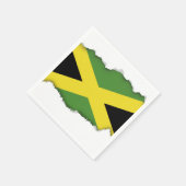 jamaikanische Flagge Serviette (Ecke)