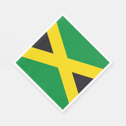 Jamaikanische Flagge Serviette (Ecke)