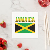 Jamaikanische Flagge Serviette (Beispiel)