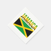 Jamaikanische Flagge Serviette (Ecke)