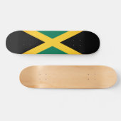 jamaikanische Flagge Skateboard (Horizontal)