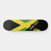 jamaikanische Flagge Skateboard (Horizontal)