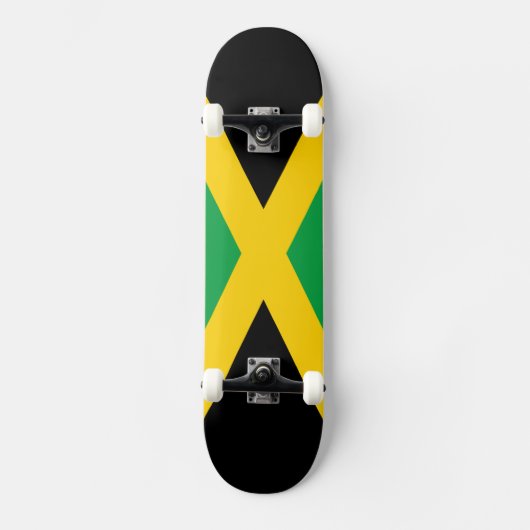 Jamaikanische Flagge Skateboard (Vorderseite)