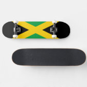 Jamaikanische Flagge Skateboard (Horizontal)