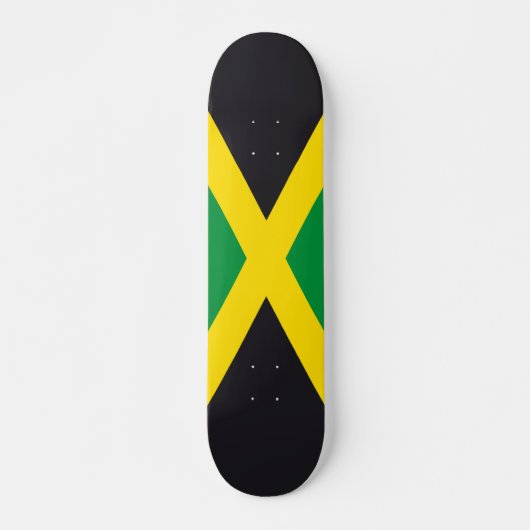 Jamaikanische Flagge Skateboard (Vorne)