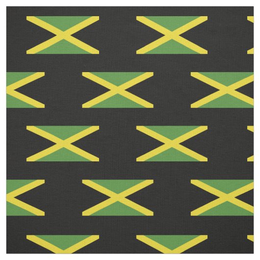 Jamaikanische Flagge Stoff (Muster)