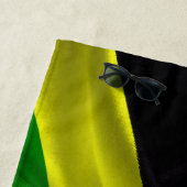 Jamaikanische Flagge Strandtuch (Beispiel)