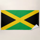 jamaikanische Flagge Strandtuch (Vorderseite)