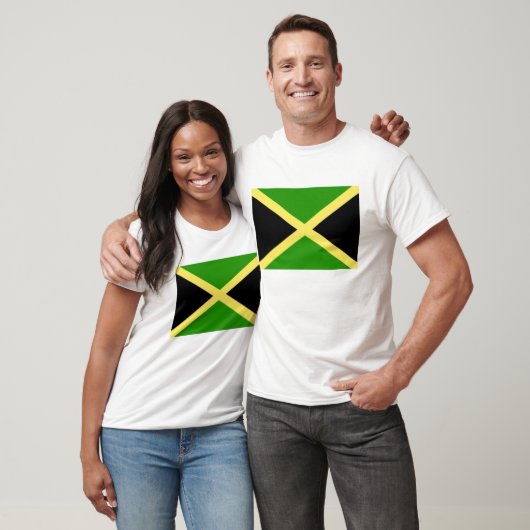 Jamaikanische Flagge T-Shirt (Unisex)
