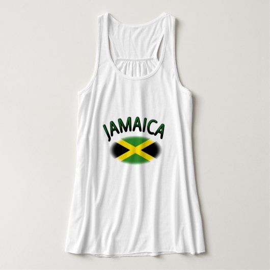 jamaikanische Flagge Tank Top (Design Vorderseite)
