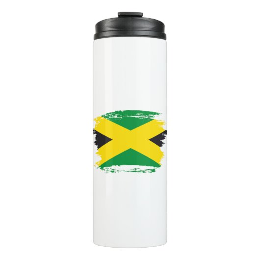 Jamaikanische Flagge Thermosbecher (Vorderseite)