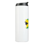 Jamaikanische Flagge Thermosbecher (Nach links gedreht)