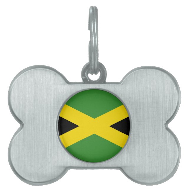 Jamaikanische Flagge Tiermarke (Vorderseite)