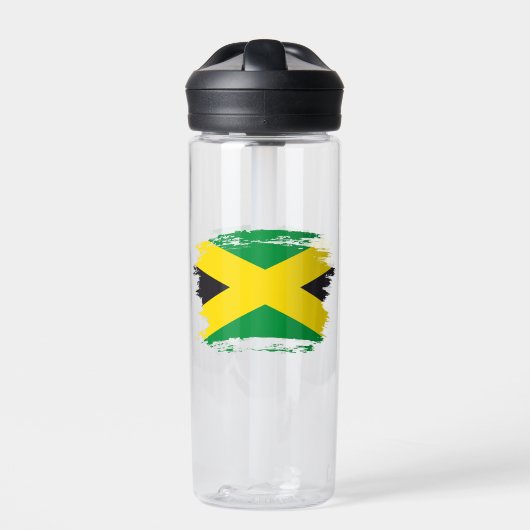 Jamaikanische Flagge Trinkflasche (Vorderseite)