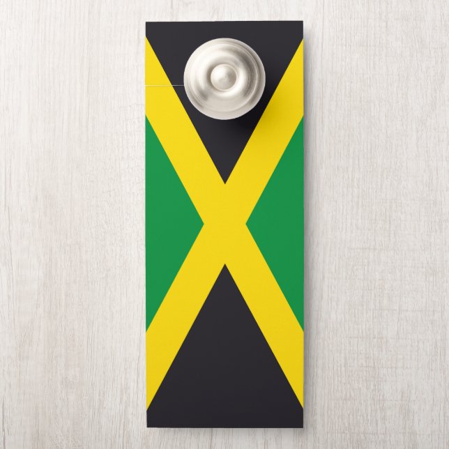 Jamaikanische Flagge Türanhänger (Auf Knauf)