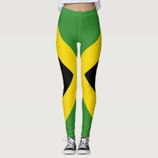 jamaikanische Flagge überall im Design Leggings