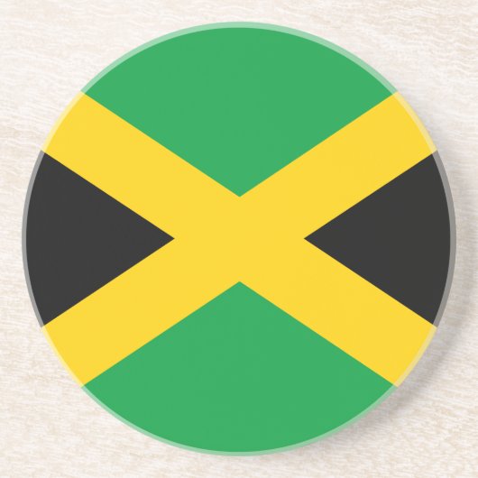 Jamaikanische Flagge Untersetzer (Vorne)