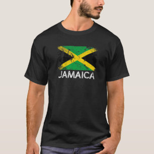 jamaikanische Flagge   Vintages Geschenk aus Jamai T-Shirt