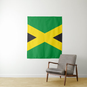Jamaikanische Flagge Wandteppich
