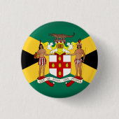 jamaikanische Flagge/Wappen Button (Vorderseite)