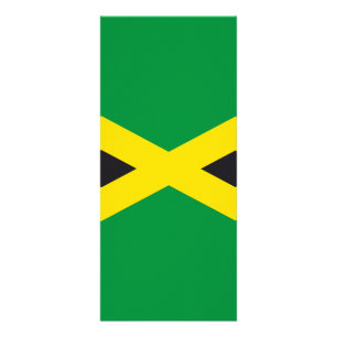 Jamaikanische Flagge Werbekarte