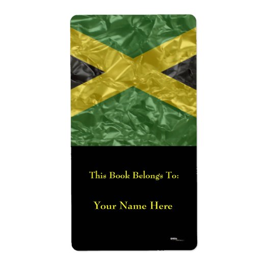 jamaikanische Flagge - zerknittert (Vorne)